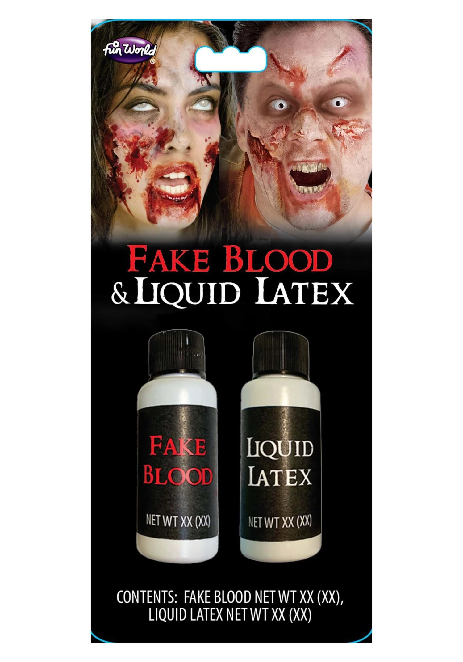 Fun World 1 Oz Blood & Liquid Latex Duo Accessory 1 Fun World 1 Oz Blood & Liquid Latex Duo Accessory