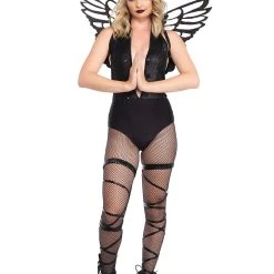 Leg Avenue Dark Angel 2 Piece Kit -Cheap Halloween Store 2 piece dark angel kit3
