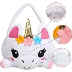 Joyin 3-D Unicorn Basket -Cheap Halloween Store 3d unicorn basket alt 3