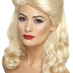 Smiffys 40's Blonde Pin Up Wig