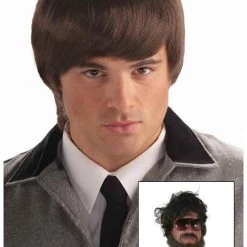 Forum Novelties, Inc 60s Mod Brown Mens Wig