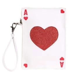 Fushengyuan Industry CO., Ace Of Hearts Costume Accessory Purse -Cheap Halloween Store ace of hearts purse alt 5