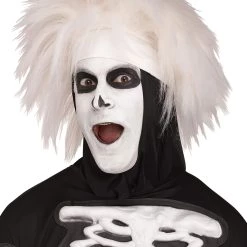 Fun World Adults Beat Boy Skeleton Wig