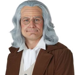 California Costume Collection Benjamin Franklin Men's Wig