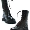 Ellie Adult Black Combat Boots