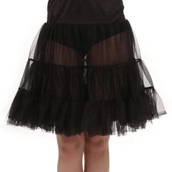 Fun Costumes Adult Black Knee Length Crinoline