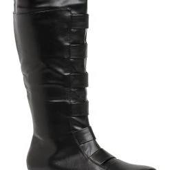 Ellie Adult Black Superhero Boots
