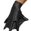 Fun Costumes Adult Black Webbed Gloves