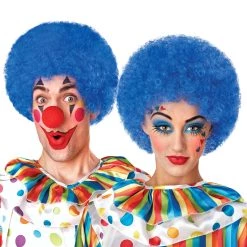 Seasons (HK) Ltd. Blue Clown Wig For Adults