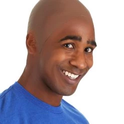 Rubies Costume Co. Inc Adult Dark Bald Cap