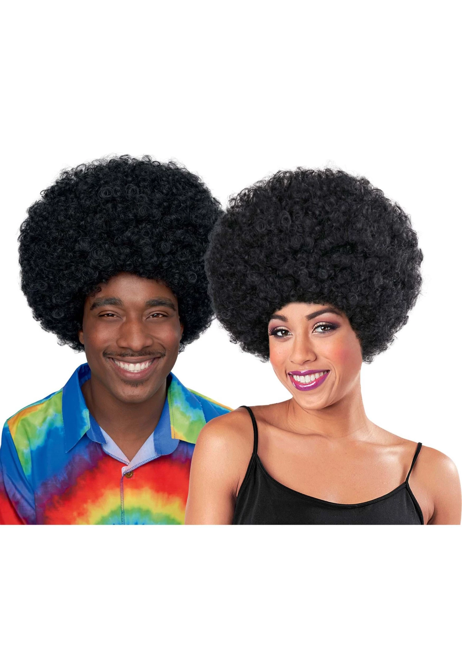 Seasons (HK) Ltd. Deluxe Afro Wig For Adults 1 Seasons (HK) Ltd. Deluxe Afro Wig For Adults