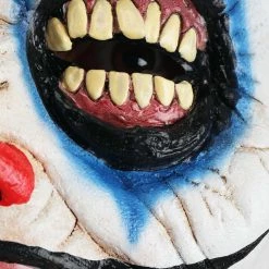 Oktober Studios Adult Dentata Clown Latex Mask - Immortal Masks -Cheap Halloween Store adult dentata clown mask immortal masks latex alt 5