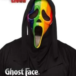 Fun World Ghost Face Pride Mask For Adults