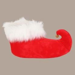 Elope Grinch Elf Shoes For Adults -Cheap Halloween Store adult grinch elf shoes alt 2