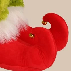 Elope Grinch Elf Shoes For Adults -Cheap Halloween Store adult grinch elf shoes alt 3