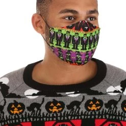 Guangzhou Fashion Travelling Goods Co. Ltd Monsters Sublimated Face Mask For Adults 13 Guangzhou Fashion Travelling Goods Co. Ltd Monsters Sublimated Face Mask For Adults -Cheap Halloween Store adult monsters sublimated face mask alt 5