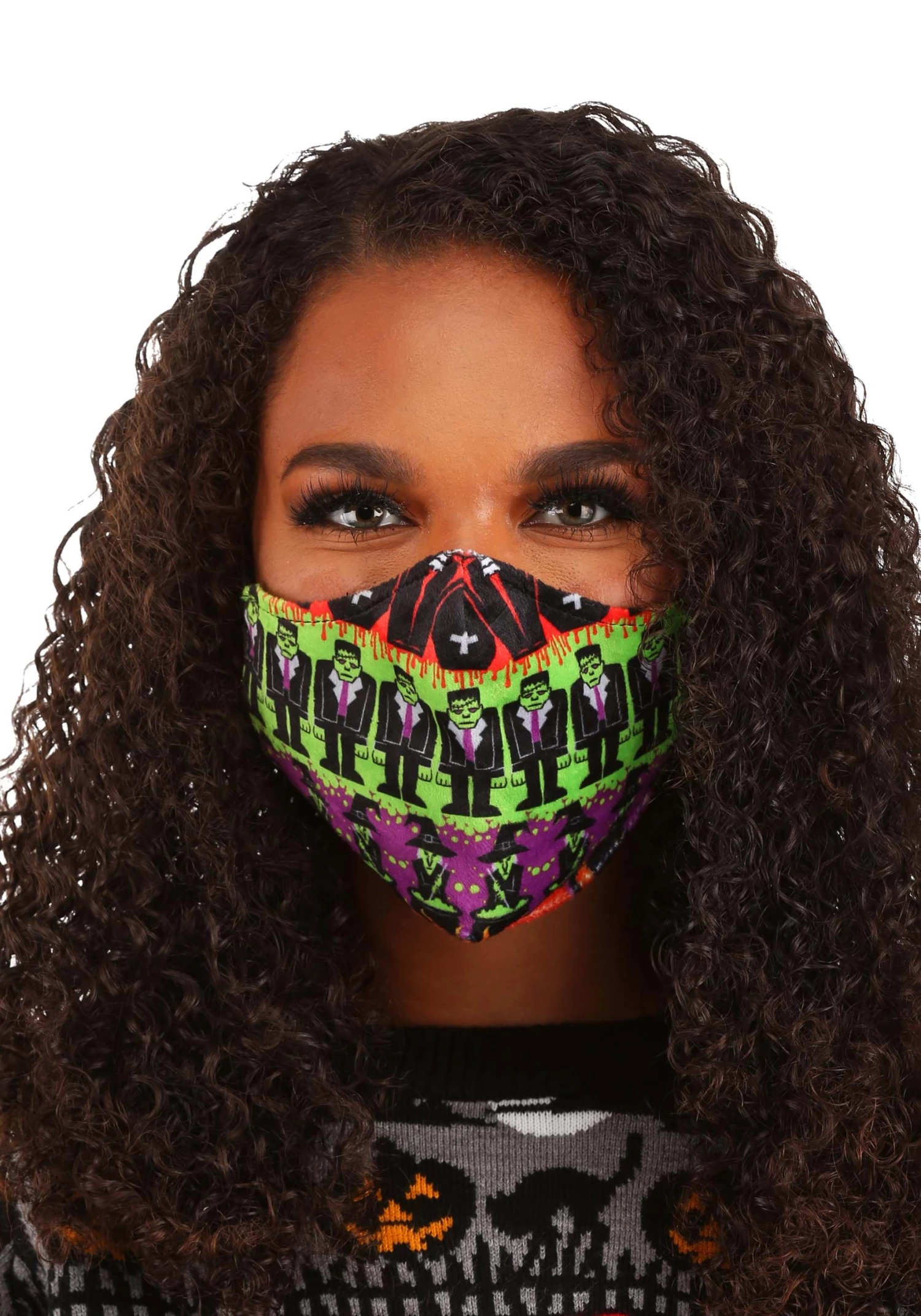 Guangzhou Fashion Travelling Goods Co. Ltd Monsters Sublimated Face Mask For Adults 1 Guangzhou Fashion Travelling Goods Co. Ltd Monsters Sublimated Face Mask For Adults