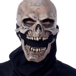 Zagone Studios Adult Moving Mouth Skull Mask -Cheap Halloween Store adult moving mouth skull mask alt 1