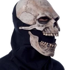 Zagone Studios Adult Moving Mouth Skull Mask -Cheap Halloween Store adult moving mouth skull mask alt 7