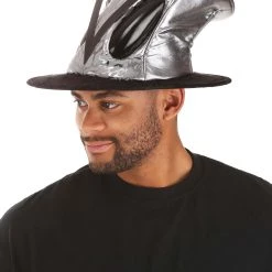 Elope Silver Ovo Top Hat For Adults -Cheap Halloween Store adult ovo top hat alt 2