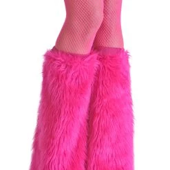 Fun Costumes Adult Pink Furry Boot Covers