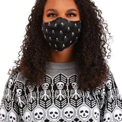 Elope Pirate Sublimated Face Mask For Adults -Cheap Halloween Store adult pirate sublimated face mask alt 3