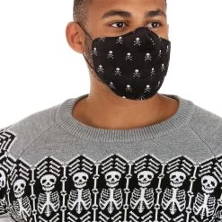 Elope Pirate Sublimated Face Mask For Adults -Cheap Halloween Store adult pirate sublimated face mask alt 7