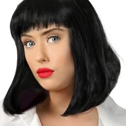 Partytime Costume & Lingerie (Yiwu) Factory Pulp Fiction Mia Wallace Wig
