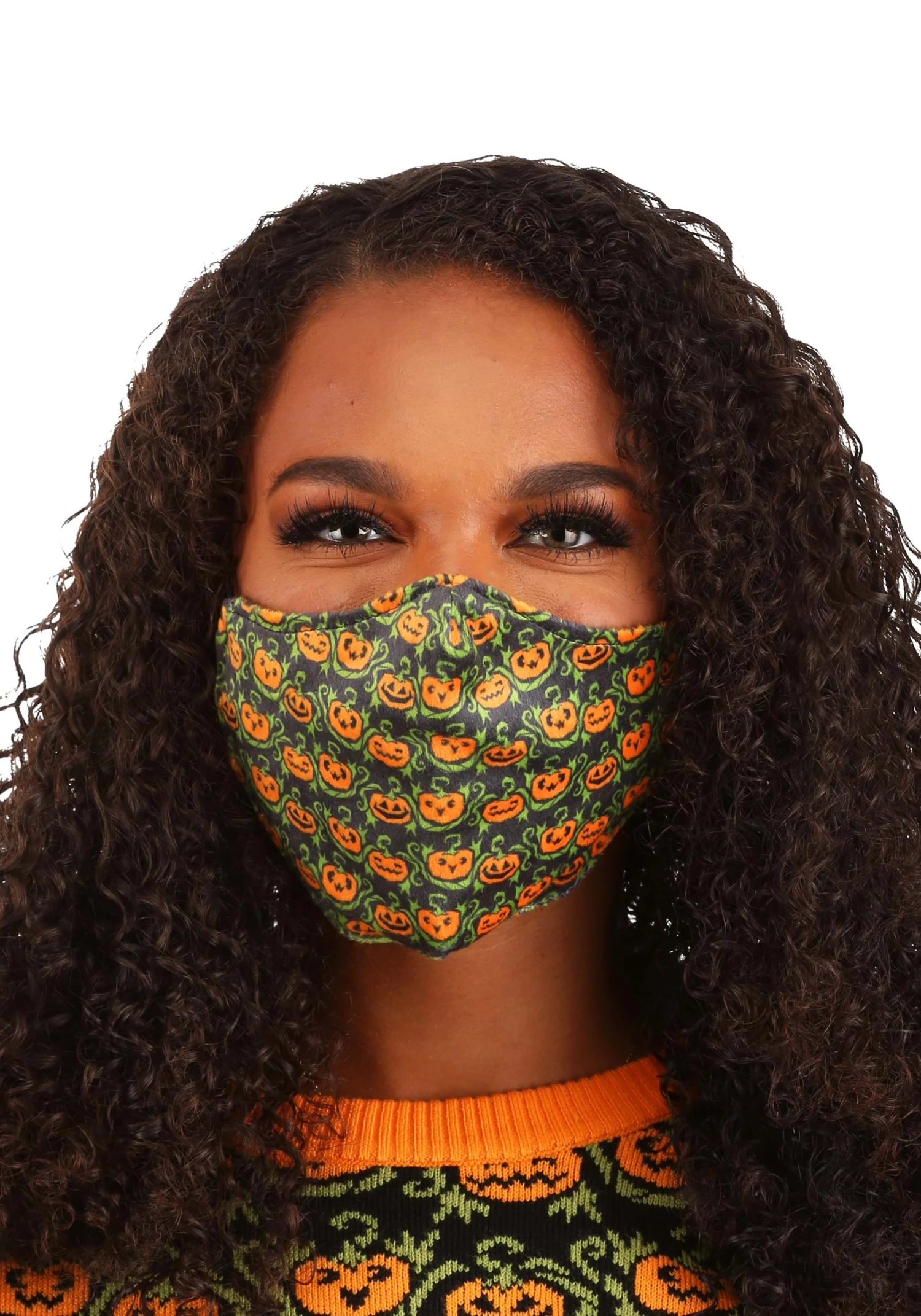 Guangzhou Fashion Travelling Goods Co. Ltd Pumpkins Pattern Sublimated Face Mask For Adults 1 Guangzhou Fashion Travelling Goods Co. Ltd Pumpkins Pattern Sublimated Face Mask For Adults