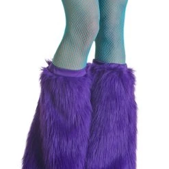 Fun Costumes Adult Purple Furry Boot Covers