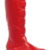 Ellie Adult Red Superhero Boots