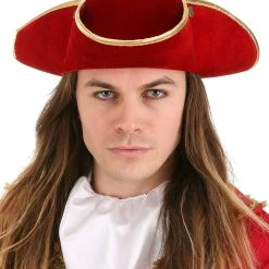 Elope Rum Pirate Red Costume Hat For Adults