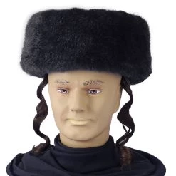Forum Novelties, Inc Jewish Rabbi Hat With Payis