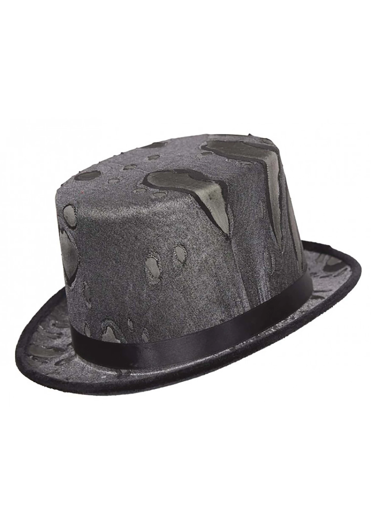 Underwraps Tattered Black Top Hat For Adults 1 Underwraps Tattered Black Top Hat For Adults