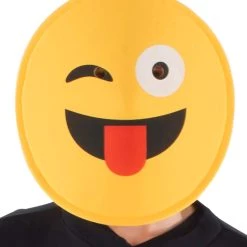 Dress Up America Tongue Emoji Mask For Adults