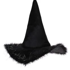 Forum Novelties, Inc Velvet Adult Witch Hat With Fur