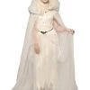 Rubies Costume Co. Inc White Hooded Cape For Adults