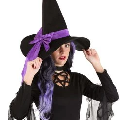 Boloparty Custom Color Witch Hat For Adults