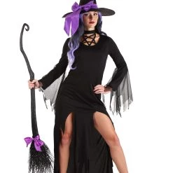 Boloparty Custom Color Witch Hat For Adults -Cheap Halloween Store adults custom color witch hat alt 7