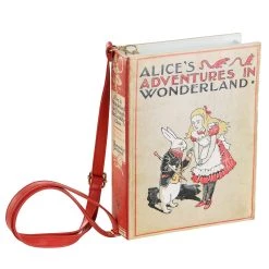 Shenzhen Daniel Bags & Cases Co. Ltd Alice In Wonderland Book Purse -Cheap Halloween Store alice in wonderland book bag alt 6