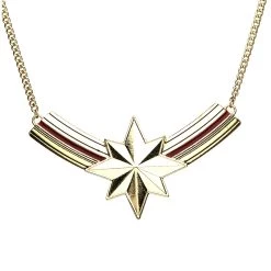 SALESONE Bib Captain Marvel Necklace