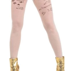 Charades Birds Of Prey Harley Quinn Tights