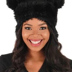 Elope Plush Hat Black Bear