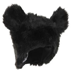 Elope Plush Hat Black Bear -Cheap Halloween Store black bear plush hat alt 2