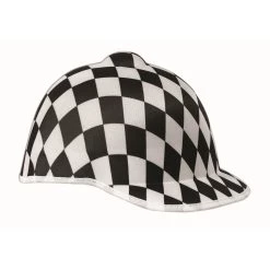 Forum Novelties, Inc Black And White Checkered Jockey Hat