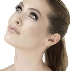 Smiffys Black Eyelashes With Glue