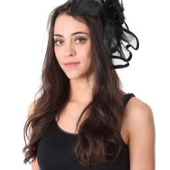 Jacobson Hats Adult Black Fascinator Headband