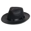 Partytime Costume & Lingerie (Yiwu) Factory Black Gangster Fedora Hat