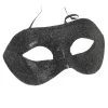 Smiffys Black Glitter Eyemask