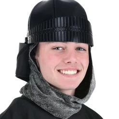 Elope Adult Black Knight Foam Helmet -Cheap Halloween Store black knight plush helmet alt 3